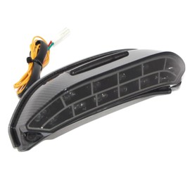 iTobest Taillight - Integrated LED Tail Brake Turn Signal Light Compatible with Honda CBR600RR F5 2013-2017(Black)