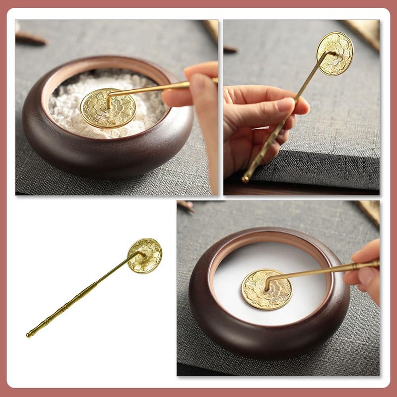 TOYMYTOY All Copper Long Handle Gray Press Brass Hardware Stamp