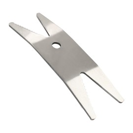 Piutouyar Silver Guitar Spanner Wrench, Stainless Steel Guitar Bass Spanner Wrench for Guitar Switch Knob Tuner, with Microfiber Suede Backing, Dual-Head Design