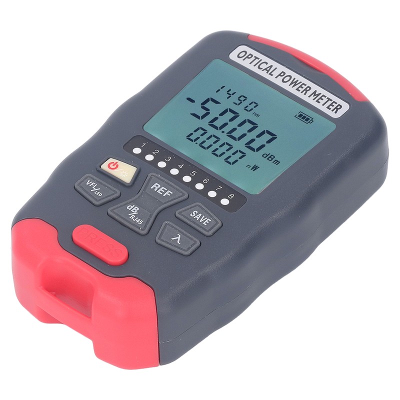 20KM Fiber Optic Power Meter Red Light VFL Visual Fault