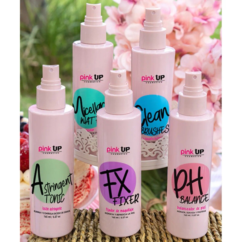 Fijador De Maquillaje Pink Up Fx Larga Duración