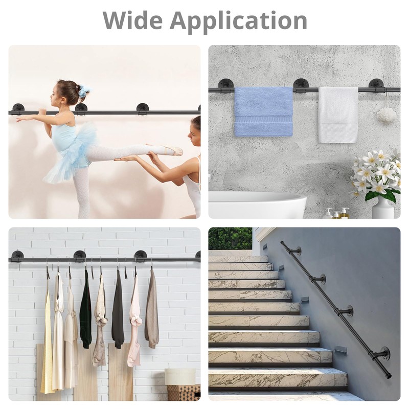 TANICE Stair Handrail, Hand Rails Stairs, 1.5M Handrails for Stairs,