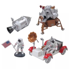 Smithsonian InAir E-Z Build Model Kit - Apollo Lunar Module with Lunar Rover