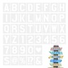 2 Inch Letter and Number Stencils, 42 Pcs Reusable Alphabet
