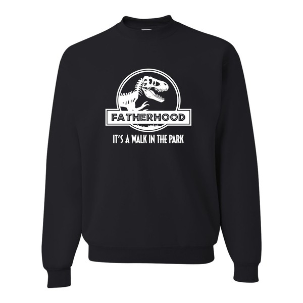 Go All Out XX-Large Black Mens Fatherhood It's A Walk