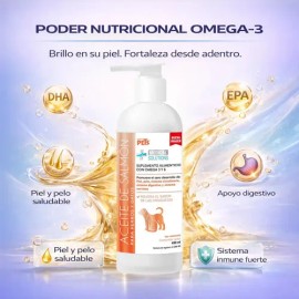 Aceite De Salmón Omega 3 Y 6 Para Perros Y Gatos 490 Ml                                                                                               