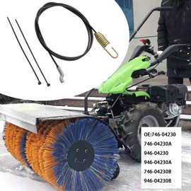 VGOL Snow Blower Clutch Drive Cable Compatible with MTD Compatible with Craftsman Compatible with Cub Cadet OE 746-04230 746-04230A 946-04230 Length 122.5 cm