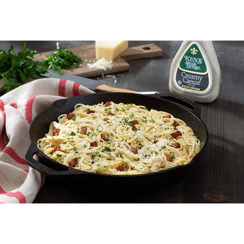 Ken's Steak House, Creamy Caesar Dressing, 16 Fl Oz (Pack