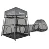 PETEASE Cat Enclosures, 3-in-1 Cat Tower Tent with Tunnel/Pop Up