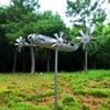 Metal Airplane Wind Spinner, Elegant Spin Design Airplane Weather Vane