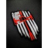 American Flag Axe Halligan Helmet Cross Firefighter Fireman Fire Maltese