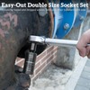 Thinkpro Lug Nut Removal Tool,5 piece Wheel Lock Remover Kit，Double
