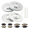 Torchbeam Front and Rear Brake Pad & Rotor Kit Brake