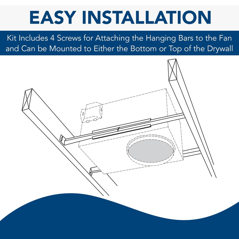 Broan-NuTone MHB4 Hanger Bar Set for InVent Series Bath Exhaust