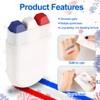 2pcs Patriotic 4th of July Face Paint, Blue White &