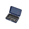 kauplus 1/4” Mini Reversible Ratchet Wrench Tool Kit, 32 PCS