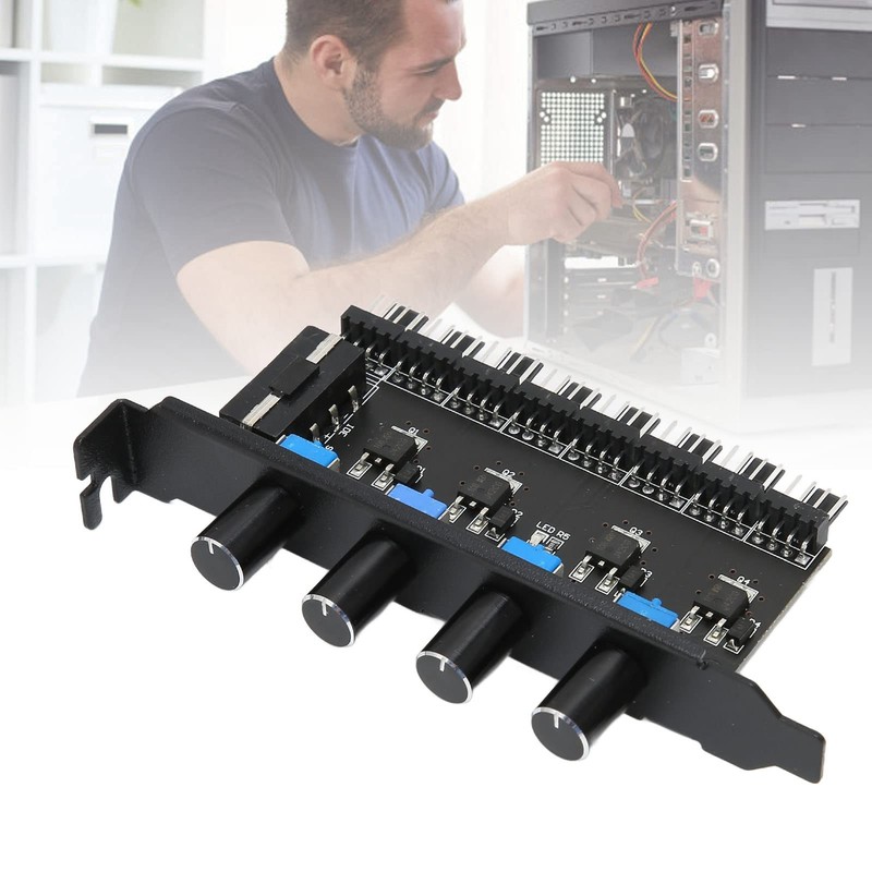 4 Pin Fan Splitter CPU Chassis/HDD/VGA/PWM Easy Installation 72W PCI