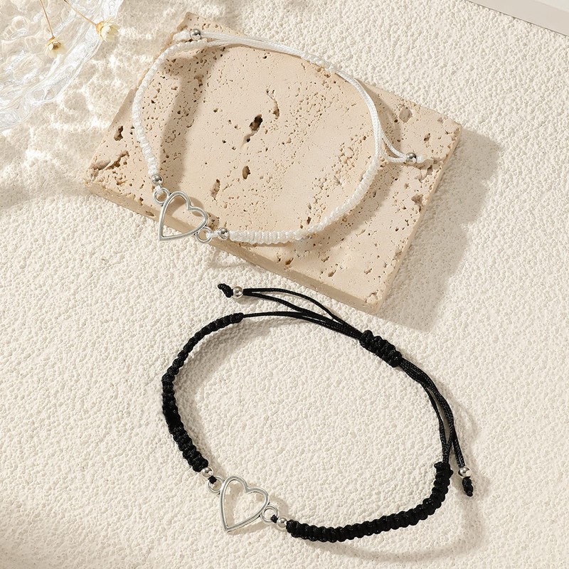 Matching Bracelets for Couples Heart Couples Bracelets for Him and