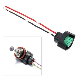 EMSea Pack of 2 H11 Headlight Wiring Harness Connector Replacement Compatible with H8/H9/H11/880/881/H27 Bulbs H11 Headlight Bulbs Plug Wiring