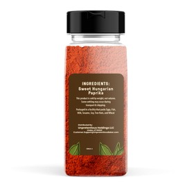 Unpretentious Sweet Hungarian Paprika, 2 Cups, Sweet & Savory, Fine Powder, Dry Rubs & Garnishes (8 Ounce)
