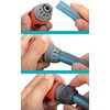 Gardena 32913 Repair Connector + Water Stop, Black, Orange and