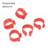 100pcs Poultry Feet Rings PP Plastic Reusable Chicken Duck Goose