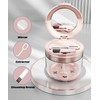 MURRI&MURRDI Retainer Mouth Guard Soak Container Box, Denture Bath Case
