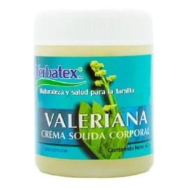 Pomada De Valeriana, Crema Sólida Corporal, Frasco De 40g Valeriana