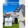 Security Cameras Wireless Outdoor, Solar Battery Powered 2k Color Night
