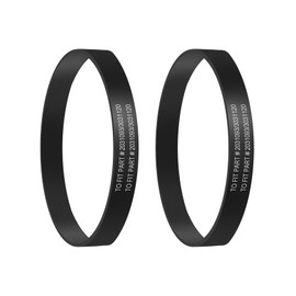 CPAI 3313 Belt Compatible with Bissell 3313 3333 3313U 3332 3334 3335 3534 3536 3533 3674 3675 3676 PowerForce Helix Bagless Upright Vacuum (2 Belts)