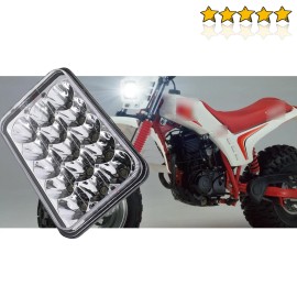 CHUSYYRAY 4x6"inch Square Motorcycle LED Headlight for Yamaha BW200 350 50 XT225 350 WR250