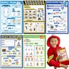 Eaasty 6 Pack Kids Pretend Play Notepads 4 x 6
