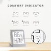 Meawow Bluetooth E-ink Thermo-Hygrometer for Home | HD Screen Indoor