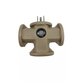 Ace Grounded 3 Outlets Adapter BEIGE 15 Amps 125 V With LED Power Indicator