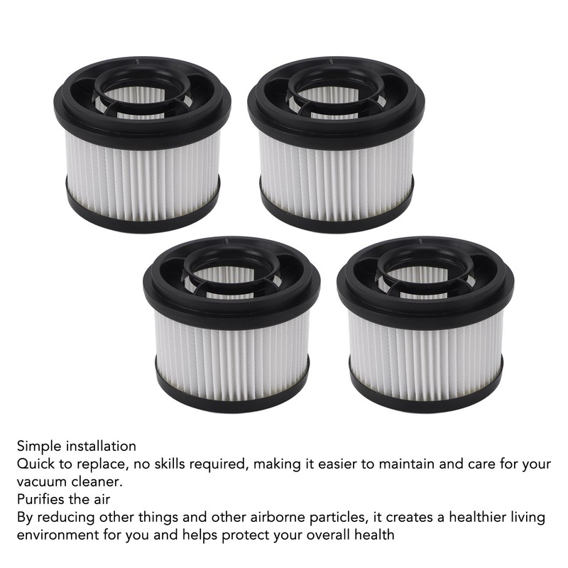 4Pcs Vacuum Cleaner Filter Set Replacement High Efficiency Particulate Air