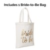 Bride Tribe Bags- Bridesmaid Canvas Totes and Bride Bag (7