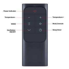 TCNOUMT Replacement Remote Control Suitable for Oscillating Tower Fan DR-HPA001