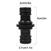 Tiardey 6 Pieces Hose Coupling, 1/2 Inch Double Plug Garden