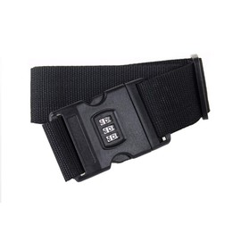 200 cm Suitcase Strap with Integrated Combination Lock, Cross Luggage Strap, Suitcase Strap, Adjustable Suitcase Strap with Lock, Travel Suitcase Strap, Cross Suitcase Strap, Pack of 1