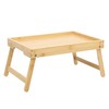 Gibson Home Continental Bamboo Bed Tray with Folding Legs, for