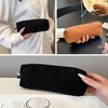 2-Piece Corduroy Pencil Case, Simple Plain Pencil Case, Large Stationery