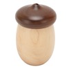Acorn Shaped Toothpick Container 8cm Height Rounded Structure Eco Friendly