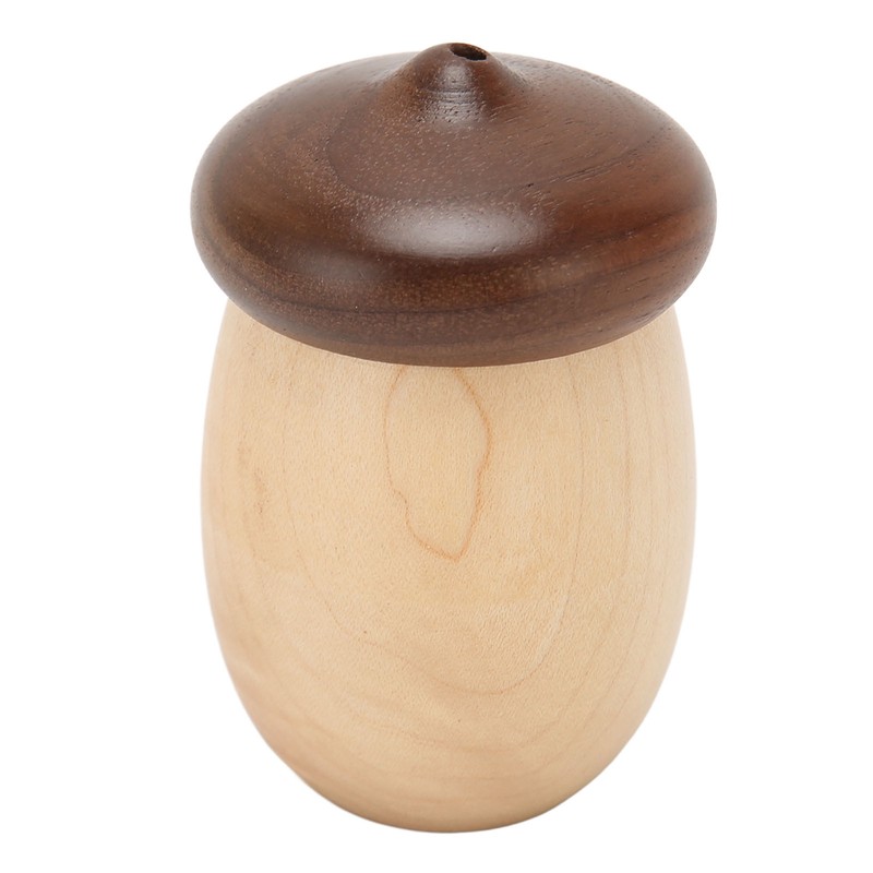 Acorn Shaped Toothpick Container 8cm Height Rounded Structure Eco Friendly