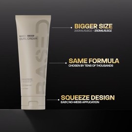 BASED BODYWORKS Crema Para Rizos Totalmente Natural: Define Los Rizos Controla El Frizz Fijación Media Durante Todo El Día Hidrata Y Nutre Con Agave P