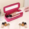 Pinkmik Makeup Brush Case Clear Travel Cosmetic & Toiletry Bag