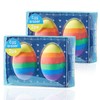 Pack of 4 Easter Egg Erasers, Colourful Erasers for Easter