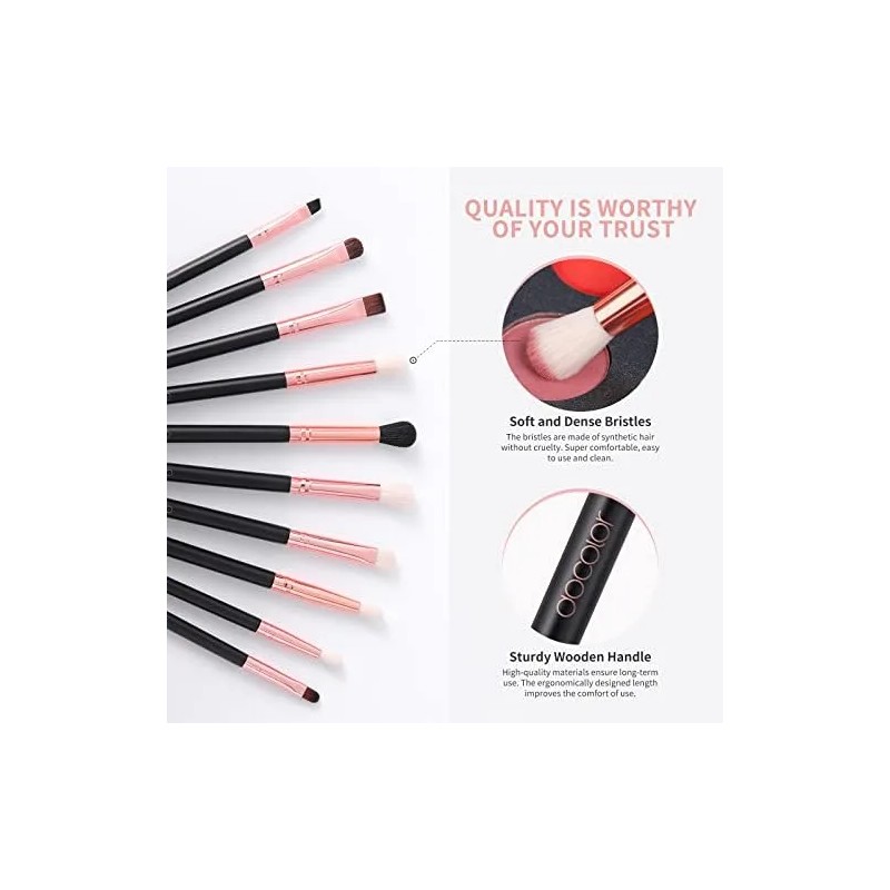 Docolor Brochas Para Sombra De Ojos Juego De Brochas De