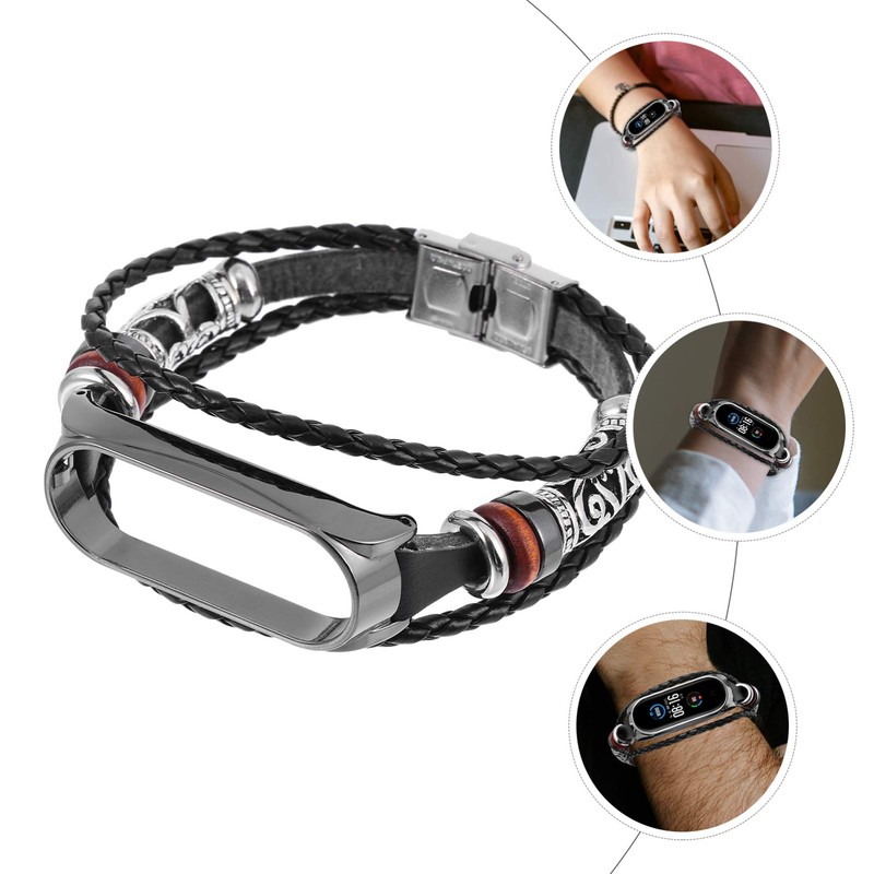 Gatuida 2pcs Bead Bracelet for Retro Replacement Watchband Easy Install