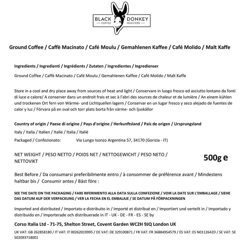 Black Donkey Coffee Roasters - Ground Coffee 100% Finest Colombian