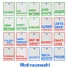 Suction Cup Sign Doctor in Service Acrylic Sign 3 mm
